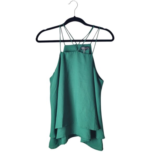 Ally Magic Strappy Layered Halter Tank Top - Picture 1 of 7